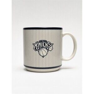 Kith x New York Knicks Pinstripe Mug White Blue NBA Finals Collector Ceramic Cup